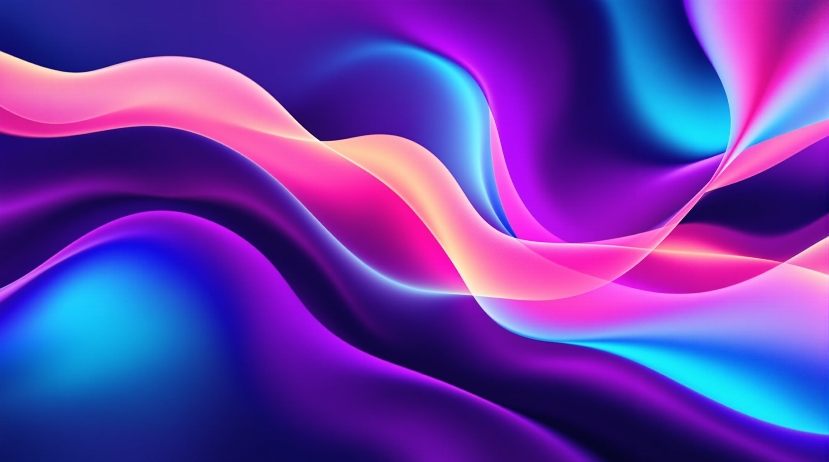 Abstract gradient waves background